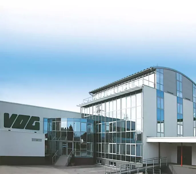 Firmengebäude der VOG am Hauptsitz in Linz